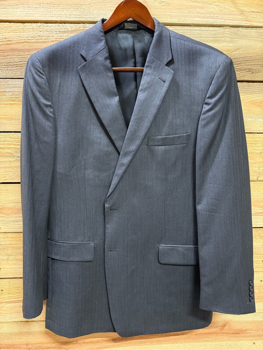 Jos. A. Bank Men's Charcoal Gray Two-Button Suit Blazer Sports Coat Size 48L